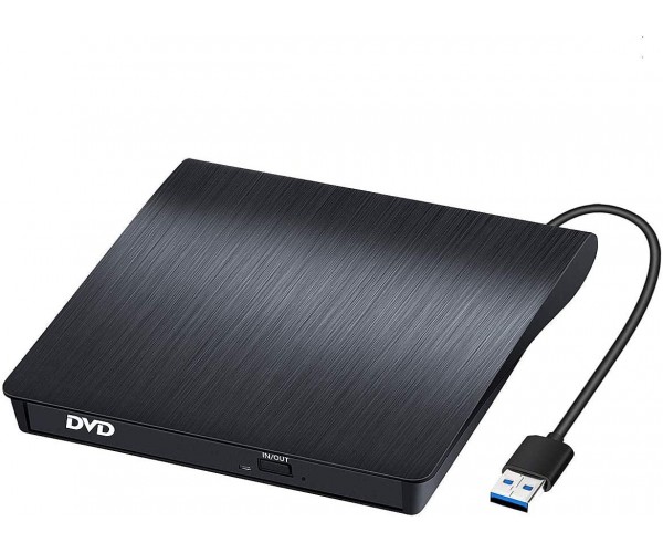 Lecteur CD DVD Cd-Rom Dvd-Rom Extérieur USB Avec Hub Ports Portable Lecteur