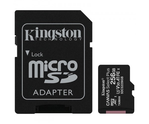 Carte MicroSD Kingston 256Go