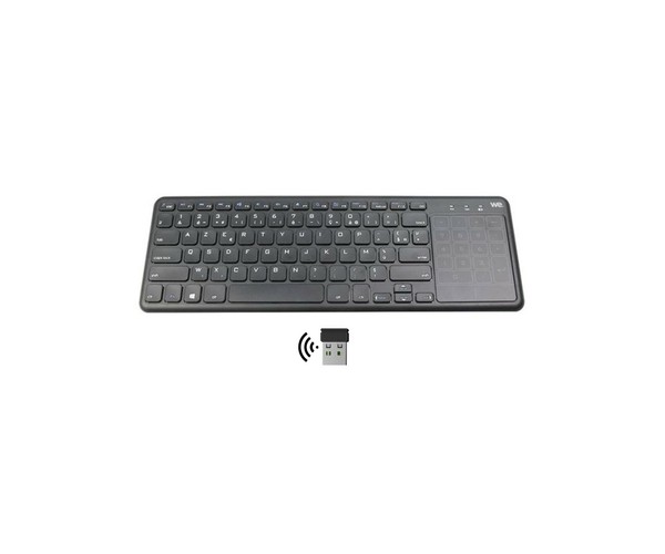 Mini clavier lumineux sans fil I8 2.4GHz, avec pavé tactile