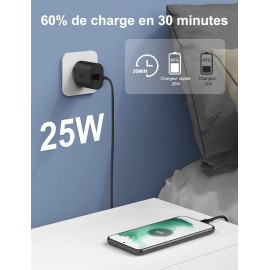 Chargeur Fuhaya Super Rapide Type C 25W