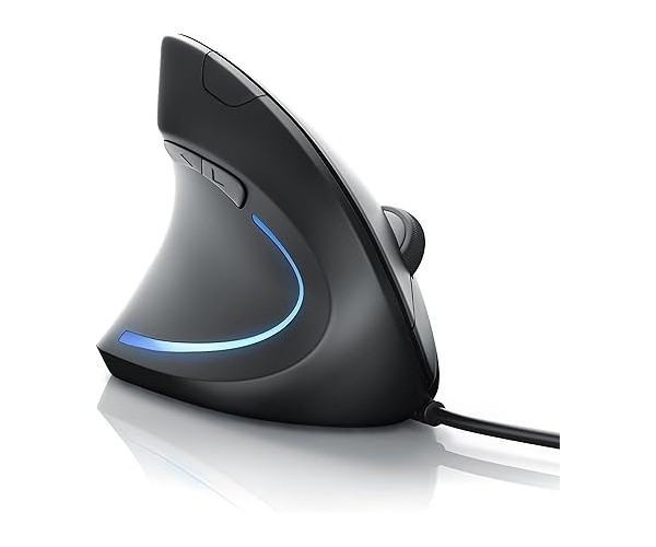 Tapis de souris ergonomique Bleu - Accessoires de PC différents