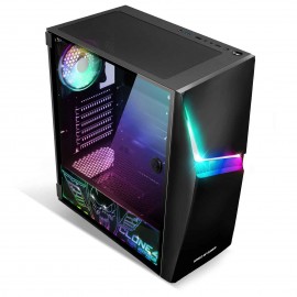SPIRIT OF GAMER - Boitier PC Gamer RGB Ghost One - Façade et Paroi
