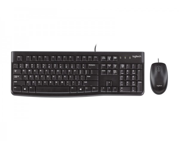 Pack clavier/souris Logitech filaire MK120