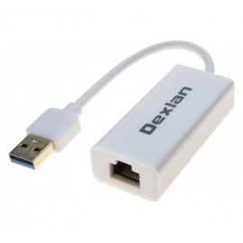 DEXLAN ADAPTATEUR USB 3.0 RESEAU GIGABITE A CORDON