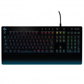 Clavier Logitech G213 Prodigy Gamin rétro-éclairage RVB -résistant aux éclaboussures (AZERTY, Français)