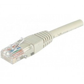 Cordon RJ45 catégorie 6 U/UTP gris - 5 m