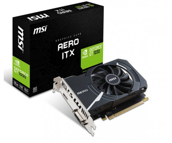 MSI GeForce GT 1030 AERO ITX 2GD4 OC MSI GeForce GT 1030 AERO ITX 2GD4 OC